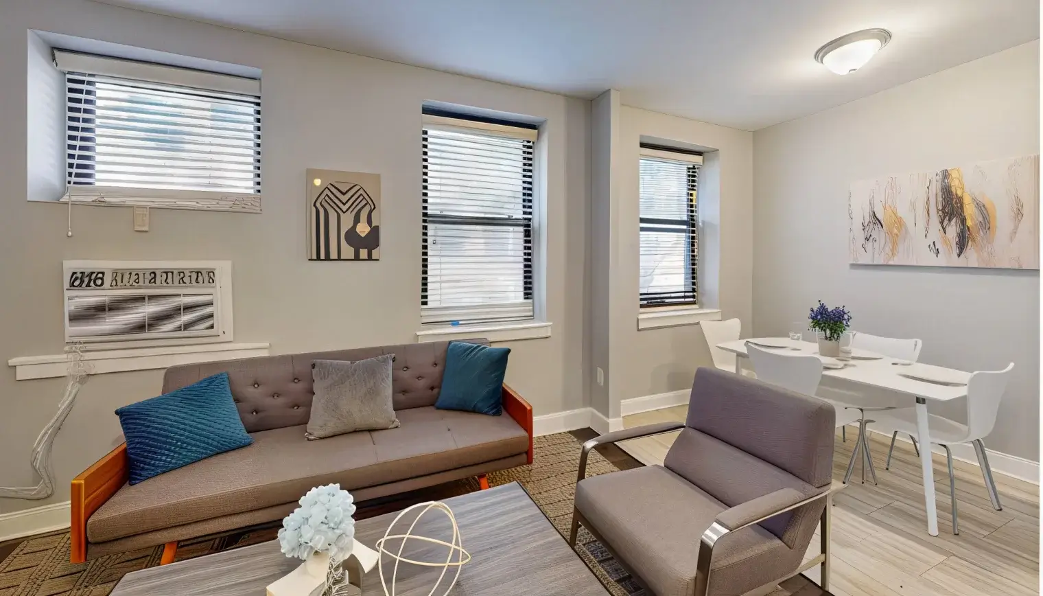 lennox apartments philadelphia living room