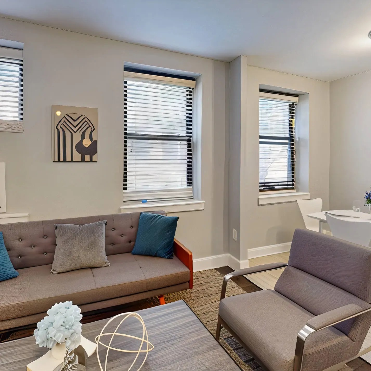 lennox apartments philadelphia living room